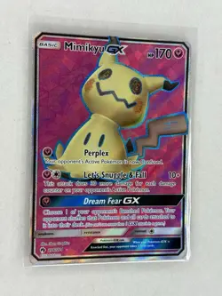 Pokemon Mimikyu GX 206/214 Sun & Moon Lost Thunder 2018 Full Art NM - Image 2