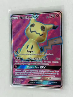 Pokemon Mimikyu GX 206/214 Sun & Moon Lost Thunder 2018 Full Art NM - Image 3