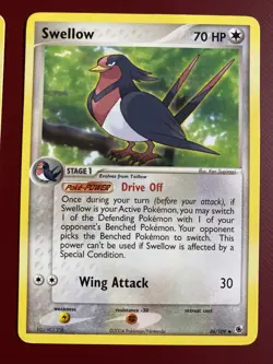 Pokemon TCG Swellow EX Ruby and Sapphire 46/109 Regular Uncommon. LP - Image 3