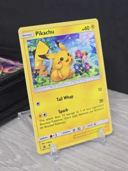 Pokemon Card TCG Pikachu SM86 Black Star Promo Shining Legends 2017 Holo - Image 1