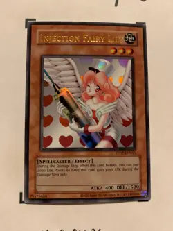 INJECTION FAIRY LILY - RP02-EN065 ENGLISH Yu-Gi-Oh! CARD ULTRA RARE HOLO KONAMI - Image 4