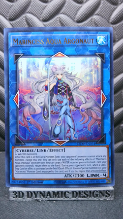 | Yugioh Marincess Aqua Argonaut LED9-EN034 1st Edition Ultra Rare NM/M 🔥 | - Image 1