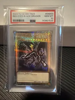 [PSA10] 2023 Yu-Gi-Oh! ENGLISH TN23-EN003 RED-EYES BLACK DRAGON - Image 1