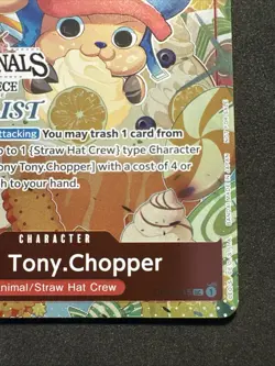 One Piece English OP01-015 Tony Tony Chopper Offline Rgionals Finalist - Image 5