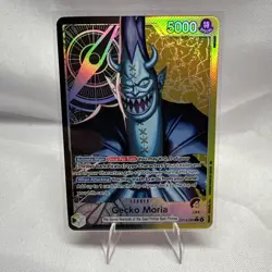 Gecko Moria - (Alternate Art) OP14-080 The Azure Sea's Seven One Piece Foil NM - Image 1