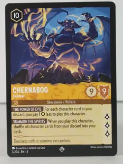 Chernabog - Evildoer - Into the Inklands - 3/204 - singles - Lorcana TCG - Image 2