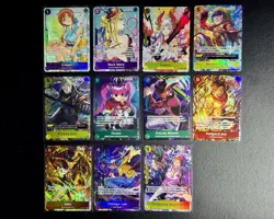 One Piece TCG English Promo 11 Card Lot Illustration Box Vol. 1-6 Nami Luffy - Image 1