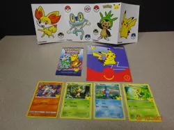 Pokemon 2021 25th Mcdonald’s Holo Card 3 base Stickers Near Mint & 124 Cards LOT - Image 2
