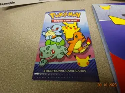 Pokemon 2021 25th Mcdonald’s Holo Card 3 base Stickers Near Mint & 124 Cards LOT - Image 4
