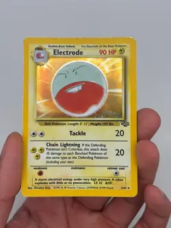 Electrode - 2/64 - Holo Rare Jungle Set TCG - Pokemon Card MP - Image 3