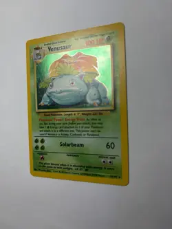 Pokemon TCG Venusaur Holo Rare Card Base Set 15/102 Ungraded - Image 2