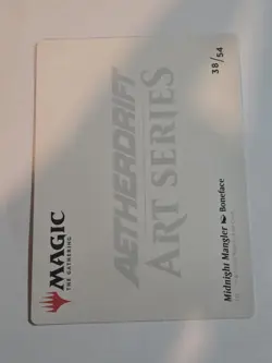 x1 Midnight Mangler Gold Stamp Art Card MTG M/NM 38/54 Aetherdrift Art Series - Image 2