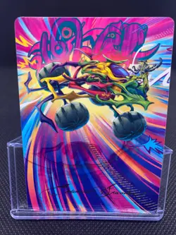 Thunderous Velocipede Art Card (Gold-Stamped Signature) - Aetherdrift - Image 1