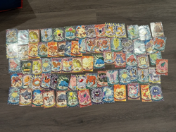 1999 Topps Pokemon Card Lot 74 Cards NM-DMG Black Blue Pink Logo - Image 1