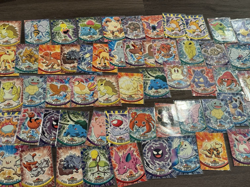 1999 Topps Pokemon Card Lot 74 Cards NM-DMG Black Blue Pink Logo - Image 3
