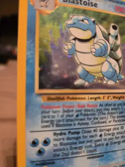 1999 Pokemon Blastoise Holo Base Set #2/102 Classic Trading Card! - Image 2