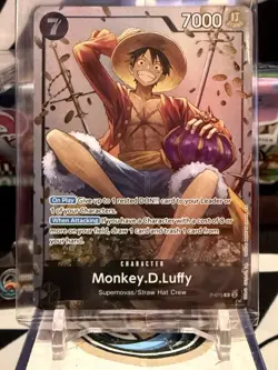 P-075 Monkey.D.Luffy Promo Card TS-02 Tin Set 02 ENGLISH SEALED - Image 1