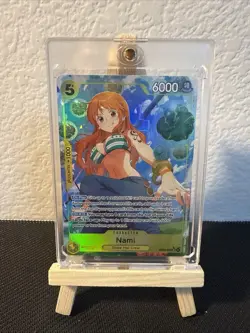 One Piece Card Game Nami SR Alt Art EB03-053 English NM Heroines Edition - Image 1