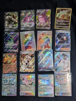 Pokemon Tcg Card Lot V, Vstar, Vmax, Ex, Rainbows, 74 Cards. Ultra Rares Only. - Image 2