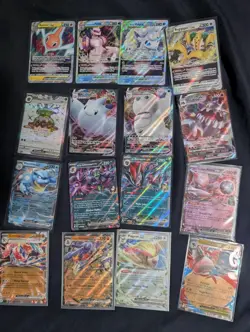 Pokemon Tcg Card Lot V, Vstar, Vmax, Ex, Rainbows, 74 Cards. Ultra Rares Only. - Image 4