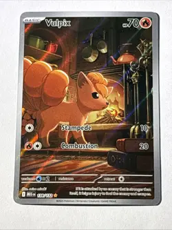 Vulpix Pokemon TCG Illustration Rare Card #138/132 Mega Evolution Set NM - Image 1