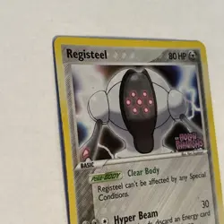 Pokemon TCG Registeel EX Holon Phantoms Reverse Holo Card 29/110 - Image 5