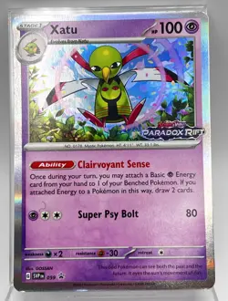 Xatu Holo SVP 059 Pokemon Card Promo Paradox Rift Stamped LP - Image 1
