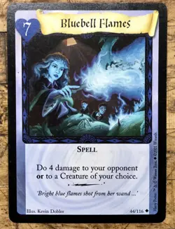 Harry Potter Trading Card Game Bluebell Flames 44/116 2001 - Image 1