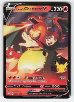 Lance's Charizard V - SWSH133 SWSH: Sword & Shield Promo Cards Holo NM - Image 1