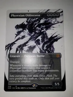 Phyrexian Obliterator (Showcase) Phyrexia: All Will Be One Regular - Image 1