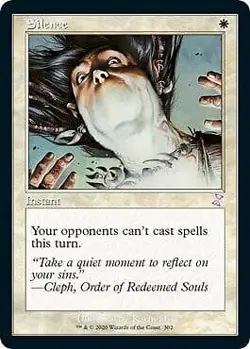 Magic The Gathering MTG SILENCE RETRO FRAME Time Spiral: Remastered NM - Image 1