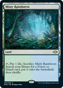 Magic The Gathering MTG MISTY RAINFOREST Modern Horizons 2 NM Near Mint - Image 1