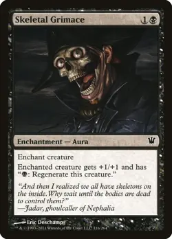 LP - Foil - Skeletal Grimace - 116 - Innistrad - Image 1