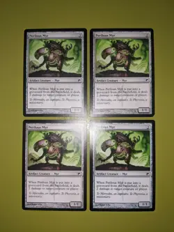 Perilous Myr x4 Scars of Mirrodin 4x Playset Magic the Gathering MTG - Image 1