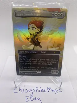 MTG Reya Dawnbringer Secret Lair L'il Legends Foil Borderless Rare - Image 1