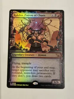 MTG Rakdos, Patron of Chaos showcase foil #320 Murders at Karlov Manor Near Mint - Image 1