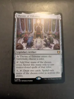 [1x] Throne of Eldraine Near Mint, English Wilds of Eldraine Commander MTG Magic - Image 1