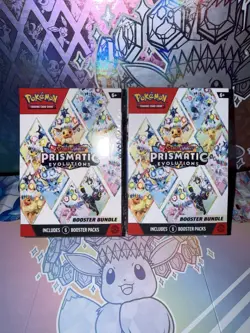 Pokemon TCG: Prismatic Evolutions Booster Bundle - Lot of 2 - Factory Sealed - Image 1