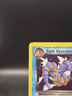 Pokemon TCG Dark Gyarados 8/82 Team Rocket Prerelease Holo Rare LP+ - Image 3