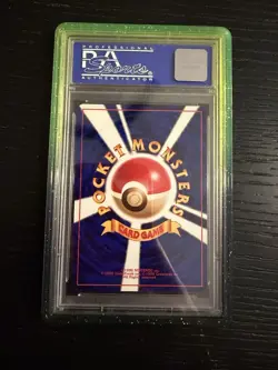 1998 Pokemon Japanese Promo Pikachu Birthday White Star 2nd Anniversary PSA 10 - Image 2