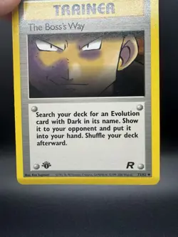 Pokemon TCG The Boss's Way Team Rocket 73/82 Uncommon 1st Edition - HP - Image 4