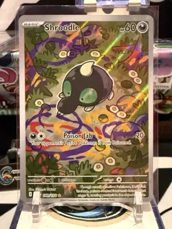 Pokemon TCG Shroodle 149/132 Illustration Rare Holo Me01: Mega Evolution English - Image 1