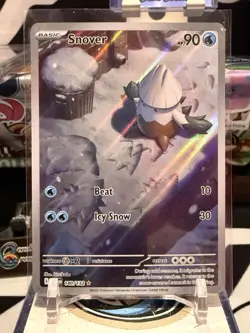 Snover 140/132 Pokemon TCG Mega Evolution Base Illustration Rare Full Art - Image 1