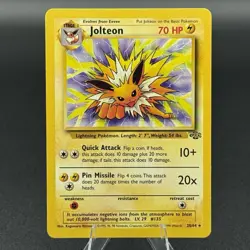 Jolteon 20/64 Jungle Regular NM near mint clean 1999 pokemon game - Image 1