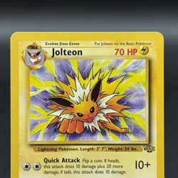 Jolteon 20/64 Jungle Regular NM near mint clean 1999 pokemon game - Image 2