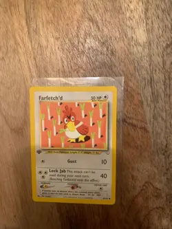 Pokemon Farfetch'd 43/64 1st Edition Neo Revelation LP See Pictures - Image 2