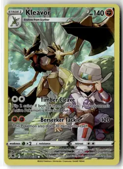 Kleavor ⭐ TG08/TG30 Holo Astral Radiance Trainer Gallery Pokemon NM - Image 1