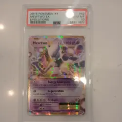 Pokemon XY Mewtwo EX #52 Holo Evolutions 2016 PSA 10 GEM Mint Holo Rare English - Image 1