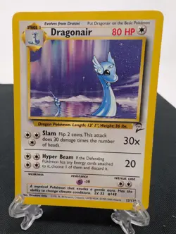Pokemon TCG Dragonair 18/102 Rare Base Set 2 Unlimited LP WOTC - Image 1
