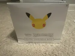 Pokemon TCG Celebration Elite Trainer Box 25th Anniversary Factory Sealed 2021 - Image 1